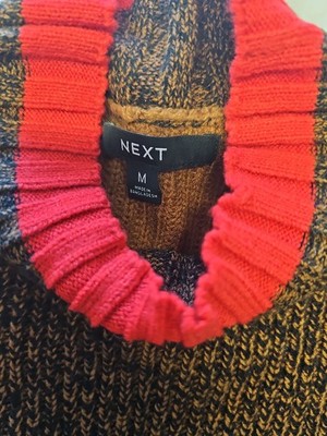 Next Men’s Color Block Asymmetric Knit Jumper M II1051