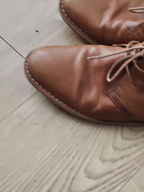 Next Men’s Tan Leather Chukka Desert Boots Size UK 9
