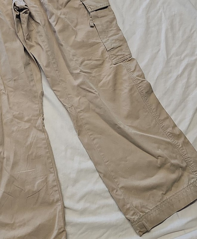 Marks & Spencer Blue Harbour Beige Cargo Trousers 38/29 A3 1230 - Image 12