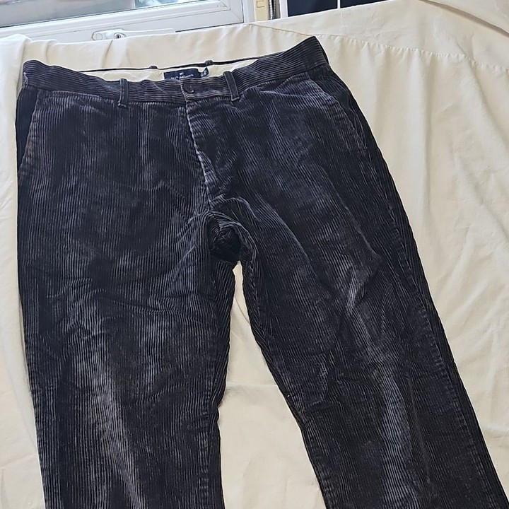Blue Harbour Men's Wide Wale Corduroy Trousers - Charcoal Grey A3 1235 - Image 11