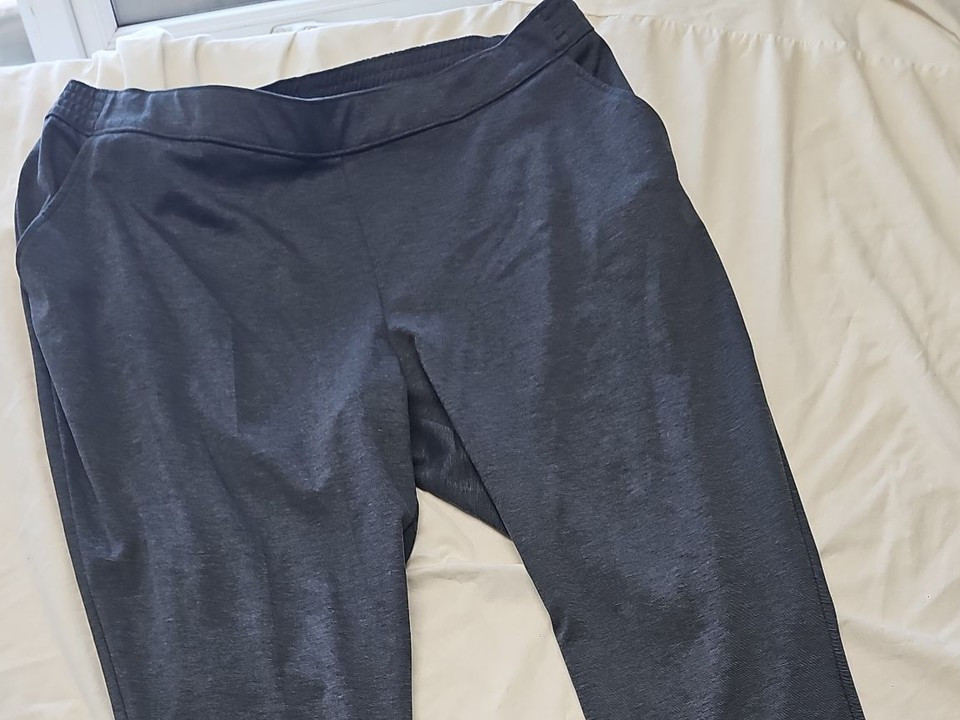 Bonmarché Grey Textured Pull-On Trousers - Size 24 A3 1236 - Image 11