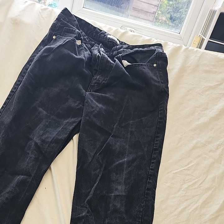 Papaya Denim Women's Black Straight Leg Jeans A6 1264 - Image 11