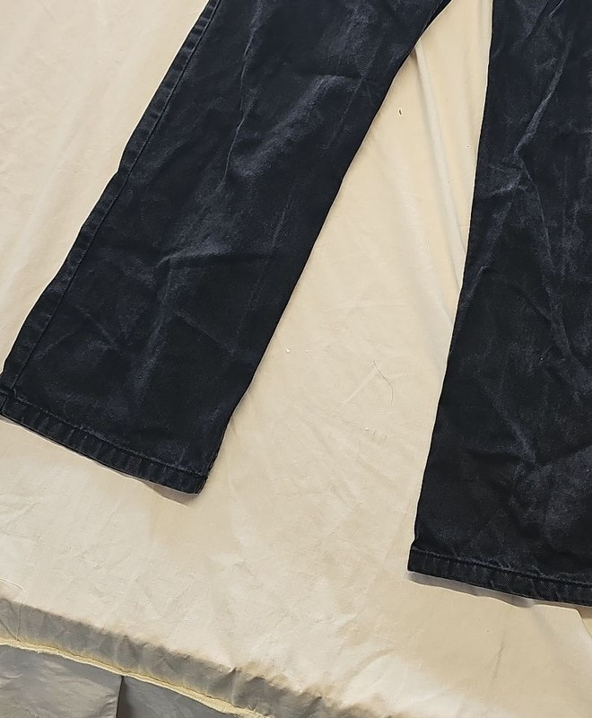 Papaya Denim Women's Black Straight Leg Jeans A6 1264 - Image 12