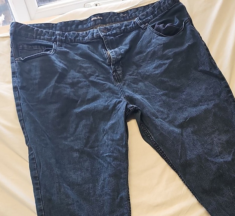 Denim by Tu Men's Straight Leg Jeans W44 L32 Dark Wash A5 1258 - Image 11