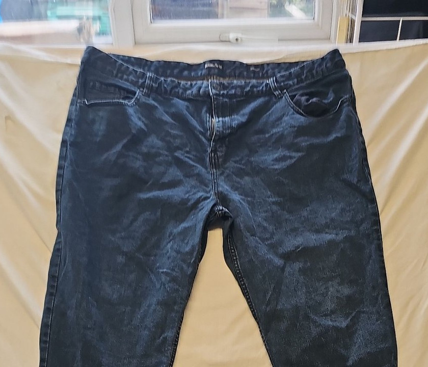 Denim by Tu Men's Straight Leg Jeans W44 L32 Dark Wash A5 1258 - Image 7