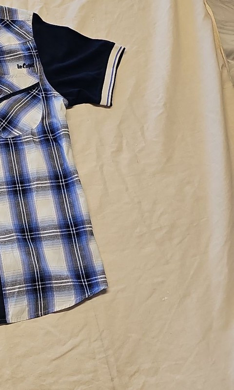 Lee Cooper Men's Vintage Style Checked Western Shirt Navy Blue Small 7 1272 - Image 8