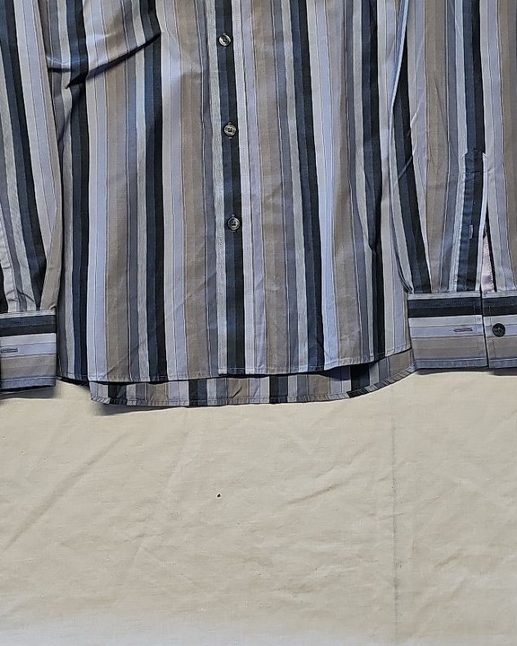 Marks & Spencer Autograph Men's Striped Button Down Shirt A7 1276 - Image 9