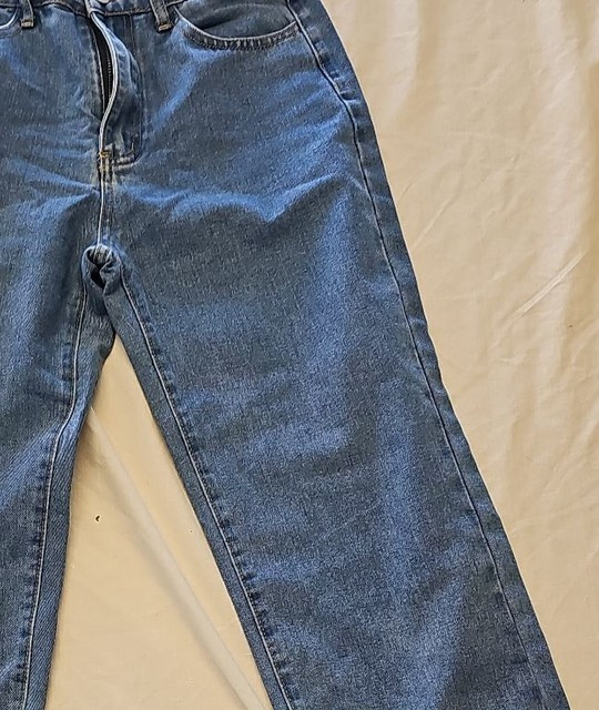 SHEIN Petite Small Straight Leg Blue Jeans - Image 12