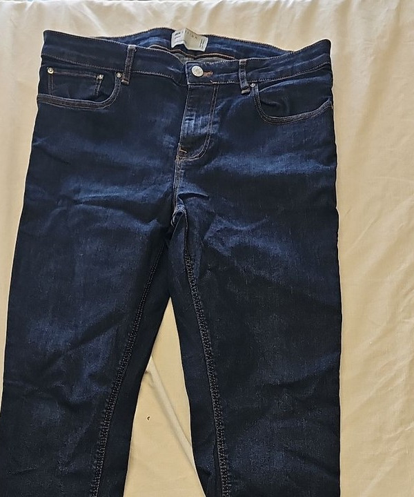 ASOS DESIGN Men's Dark Wash Skinny Jeans W33 L32 6 1270 - Image 7