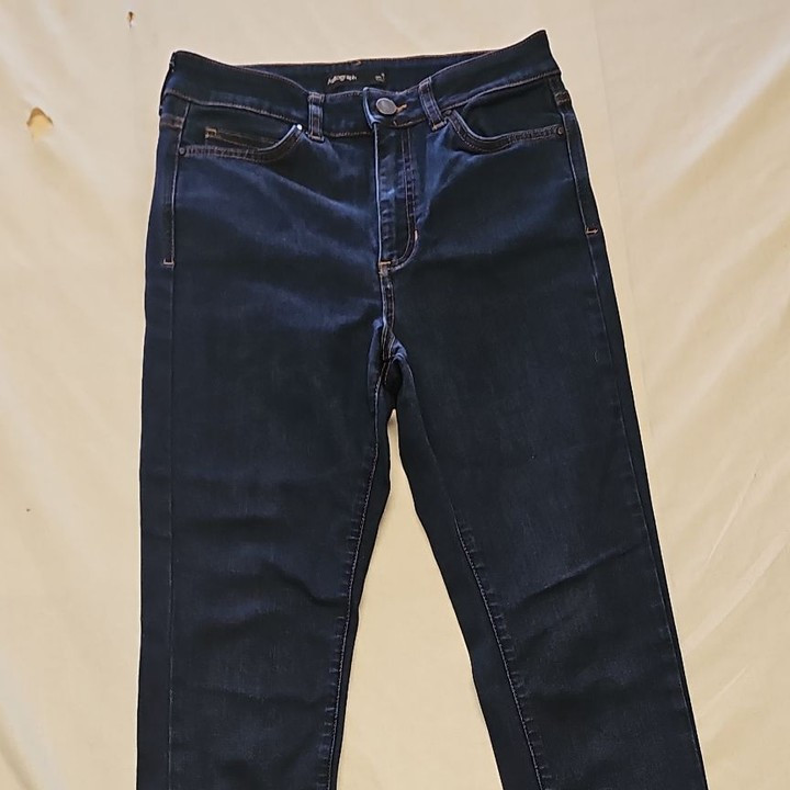 Marks & Spencer Autograph Dark Indigo Skinny Jeans A8 1322 - Image 8