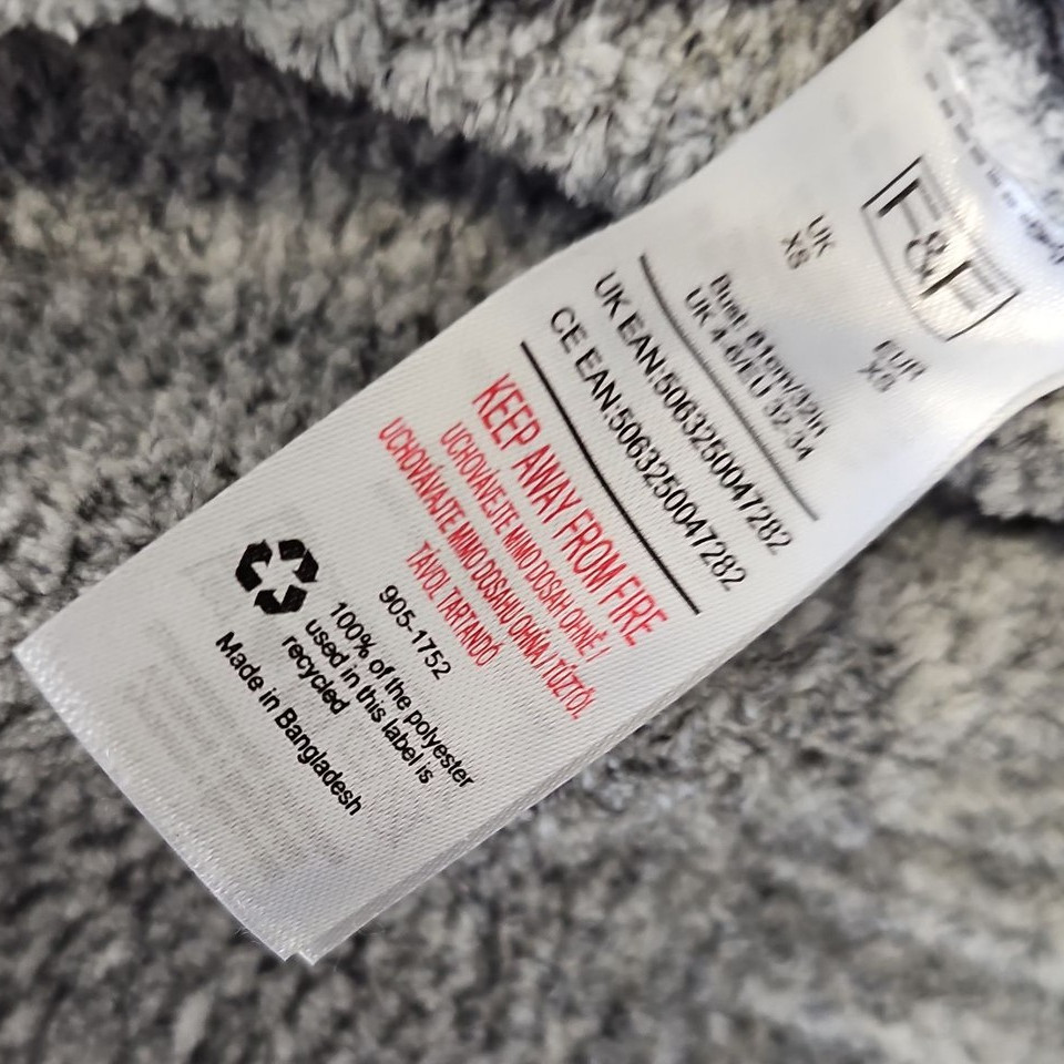 F&F Grey Marl Recycled Polyester Roll Neck Jumper A11 1315 - Image 8