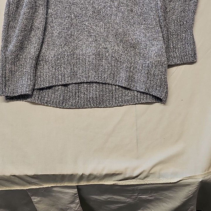 F&F Grey Marl Recycled Polyester Roll Neck Jumper A11 1315 - Image 7