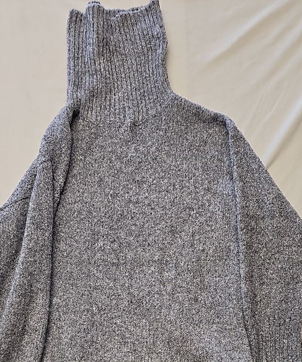F&F Grey Marl Recycled Polyester Roll Neck Jumper A11 1315 - Image 6