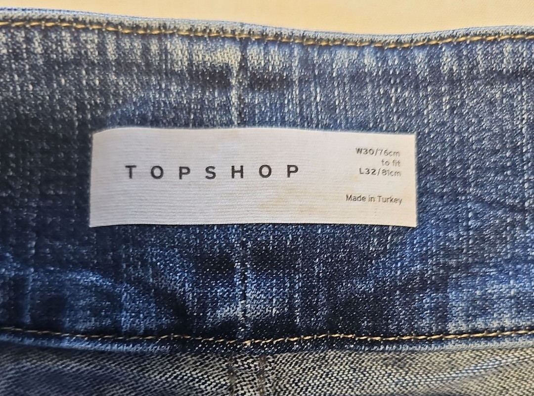 Topshop Flare Leg Blue Jeans W30 L32 A8 1326 - Image 10