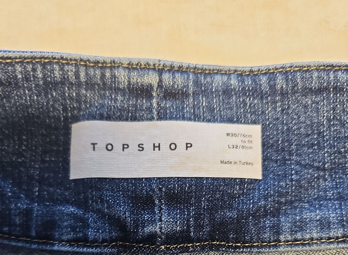 Topshop Flare Leg Blue Jeans W30 L32 A8 1326 - Image 11