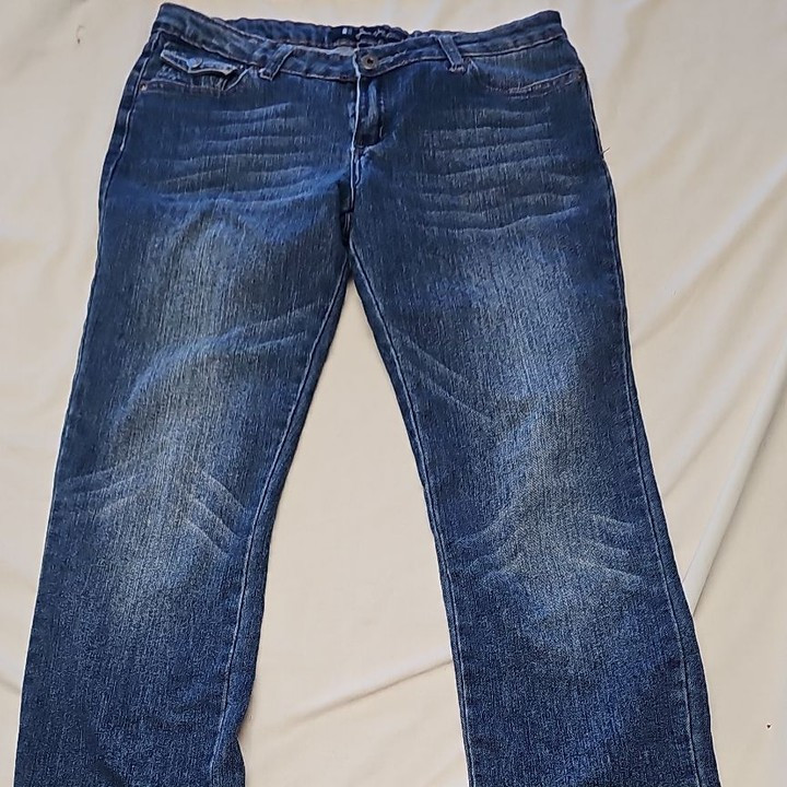 Sobo Works New York Blue Straight Leg Jeans A12 1356 - Image 7