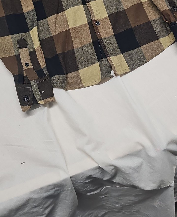 Cedar Wood State Men's Earth Tone Check Flannel Shirt A16 1395 - Image 12