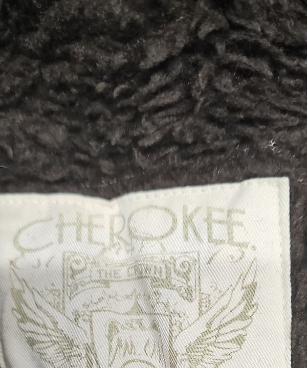 Cherokee Men's Fleece Lined Cable Knit Zip Hoodie Charcoal Grey Speckled W1400 - Image 9