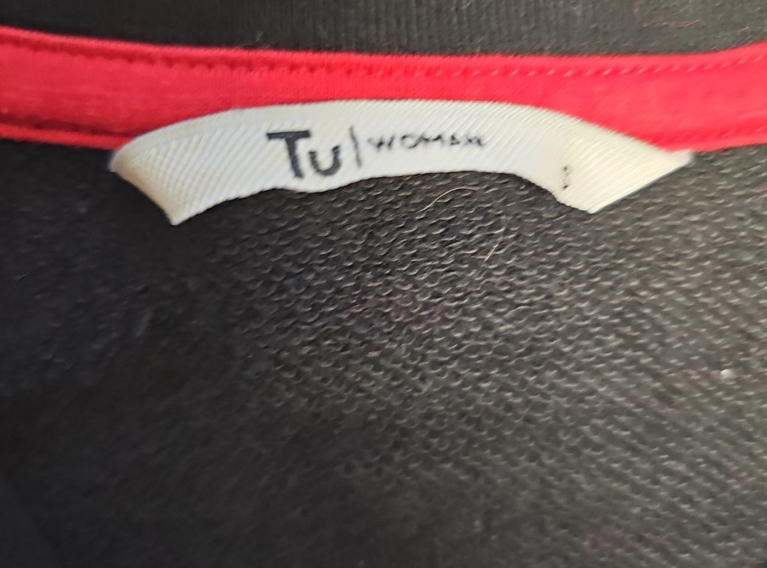 Tu Woman Striped Quarter-Zip Sweatshirt A20 1429 - Image 9