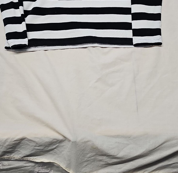 Tu Woman Striped Quarter-Zip Sweatshirt A20 1429 - Image 8