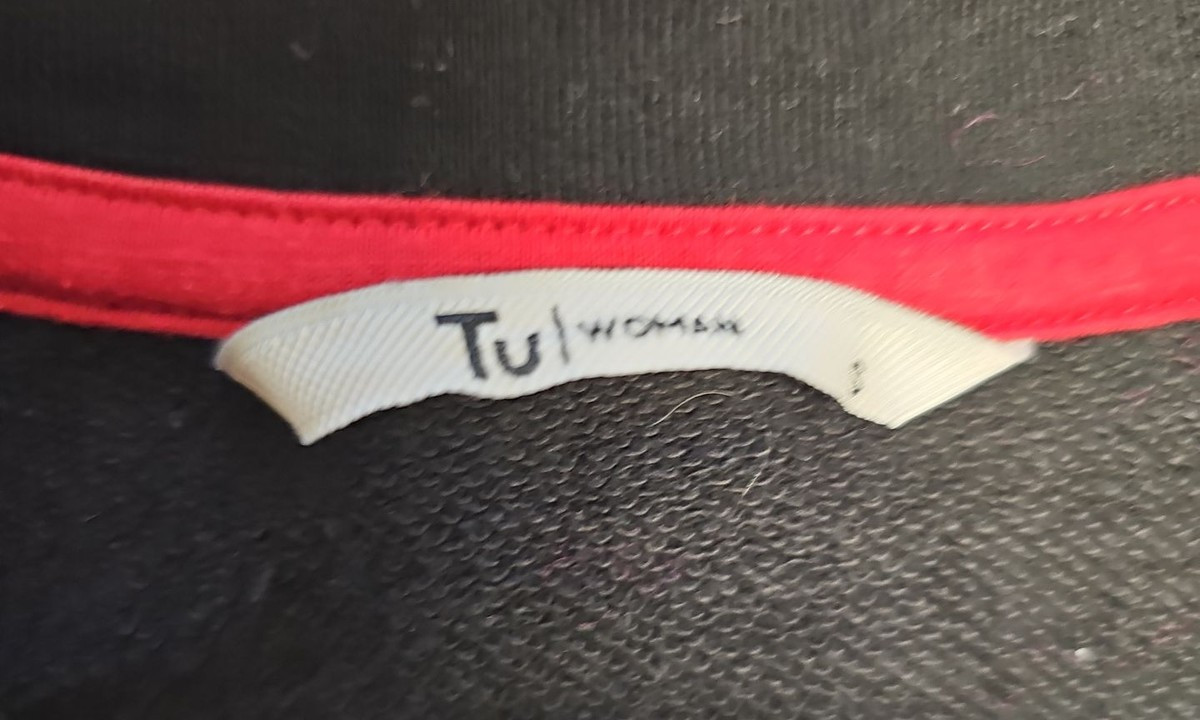 Tu Woman Striped Quarter-Zip Sweatshirt A20 1429 - Image 10