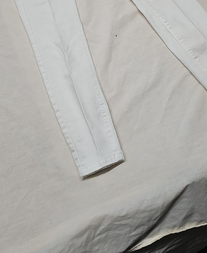 Next White Power Stretch Mid-Rise Legging Jeans Size 8R A20 1431 - Image 12