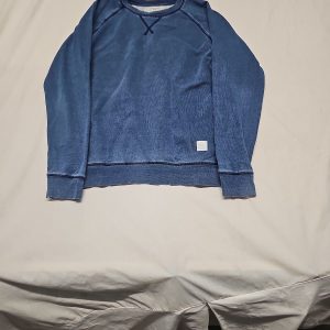 Native Youth Indigo Washed Raglan Sweatshirt A17 1402