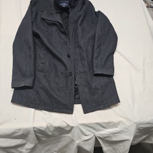 Tokyo Laundry Charcoal Wool Blend Pea Coat - Men's Large W 1398