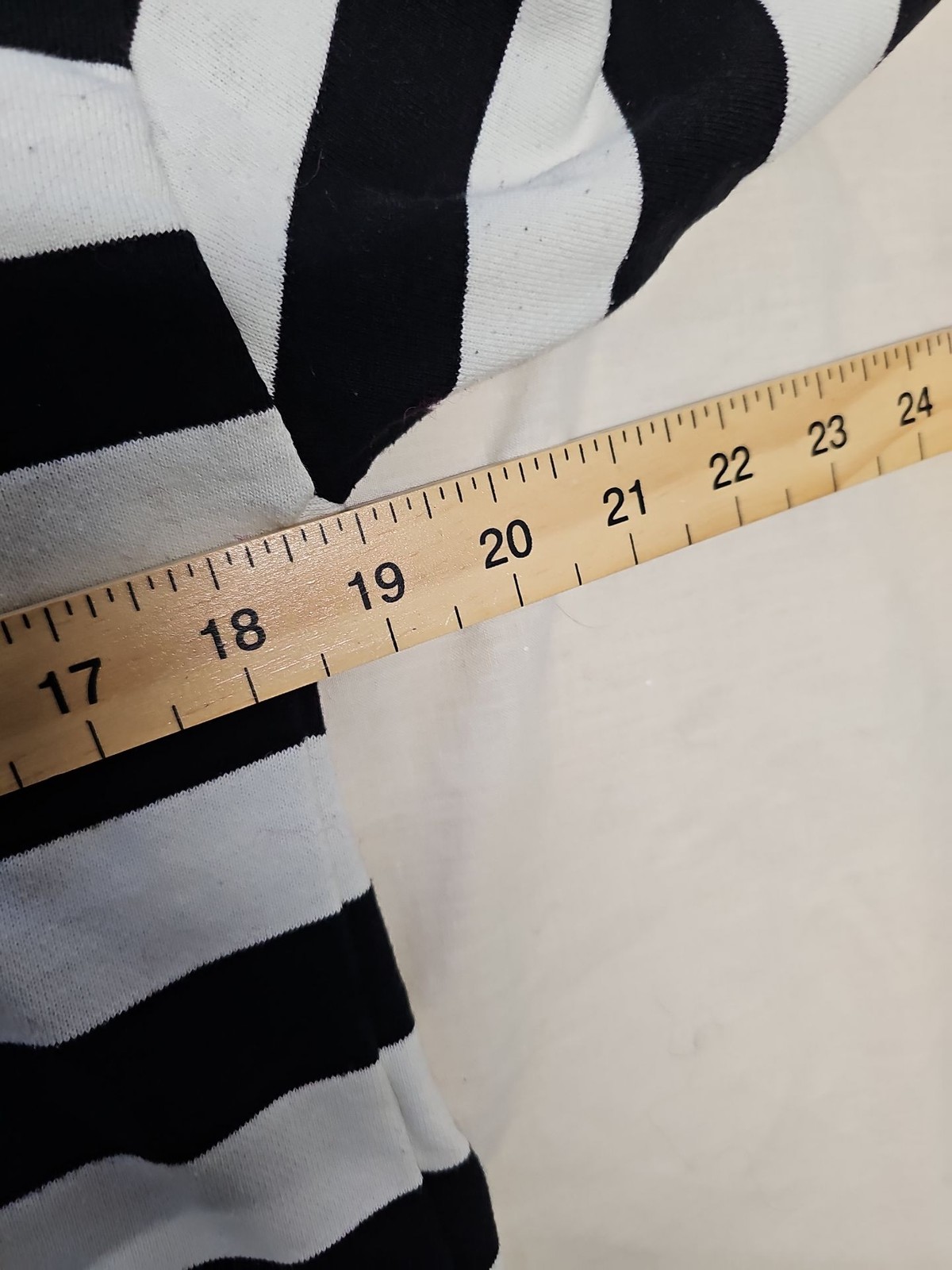 Tu Woman Striped Quarter-Zip Sweatshirt A20 1429 - Image 5