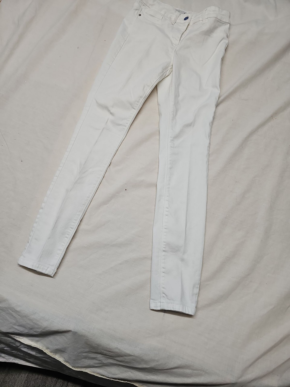 Next White Power Stretch Mid-Rise Legging Jeans Size 8R A20 1431 - Image 4