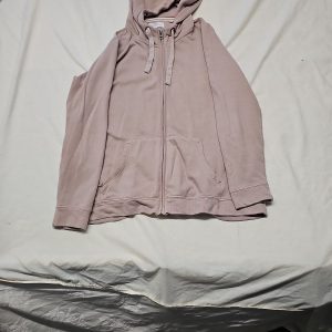 Next Mauve Pink Zip-Up Fleece Lined Hoodie A19 1428