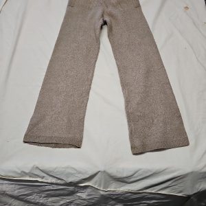 Primark Women's Oatmeal Knit Wide Leg Lounge Trousers A19 1422