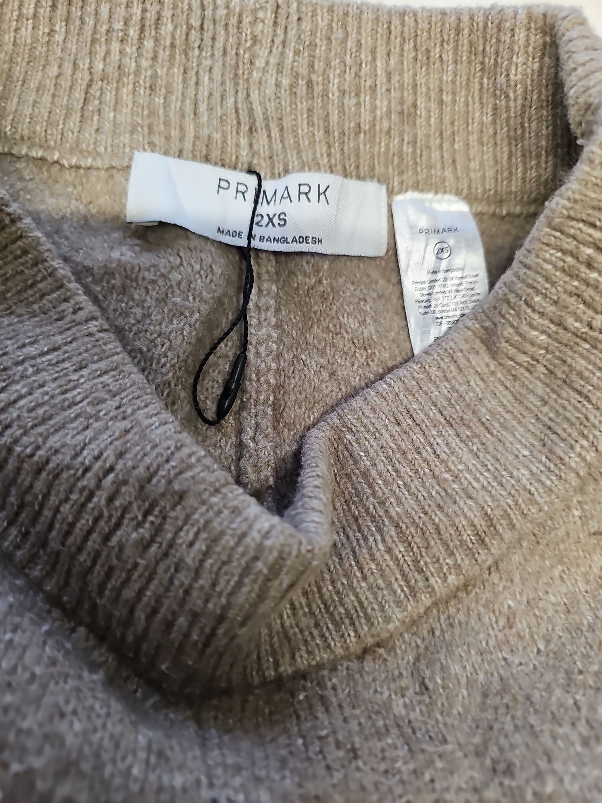 Primark Women’s Oatmeal Knit Wide Leg Lounge Trousers A19 1422