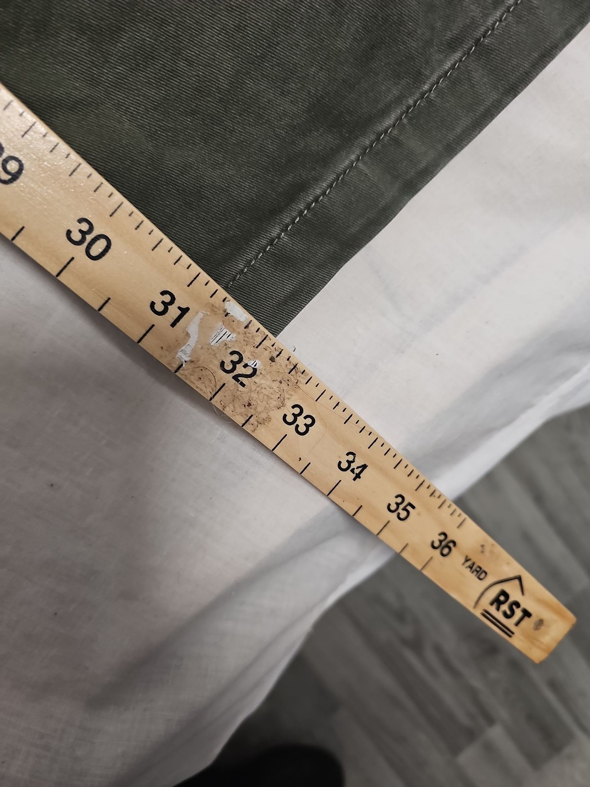 Tu Clothing Men's Olive Green Straight Fit Chinos 44W 32L A18 1412 - Image 6