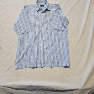 John Curtis Limited Edition Striped Short Sleeve Shirt A7 1274