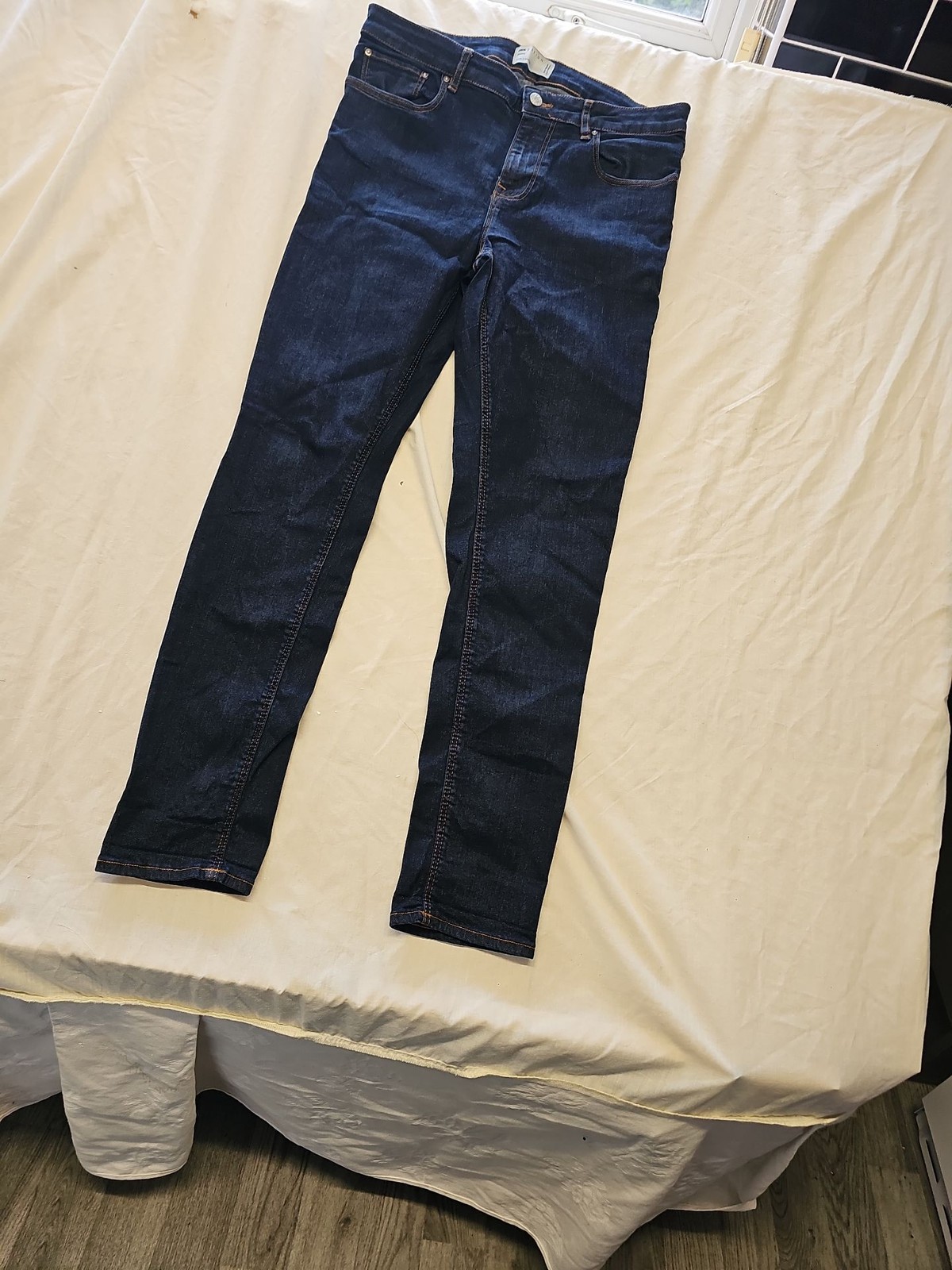 ASOS DESIGN Men's Dark Wash Skinny Jeans W33 L32 6 1270 - Image 3