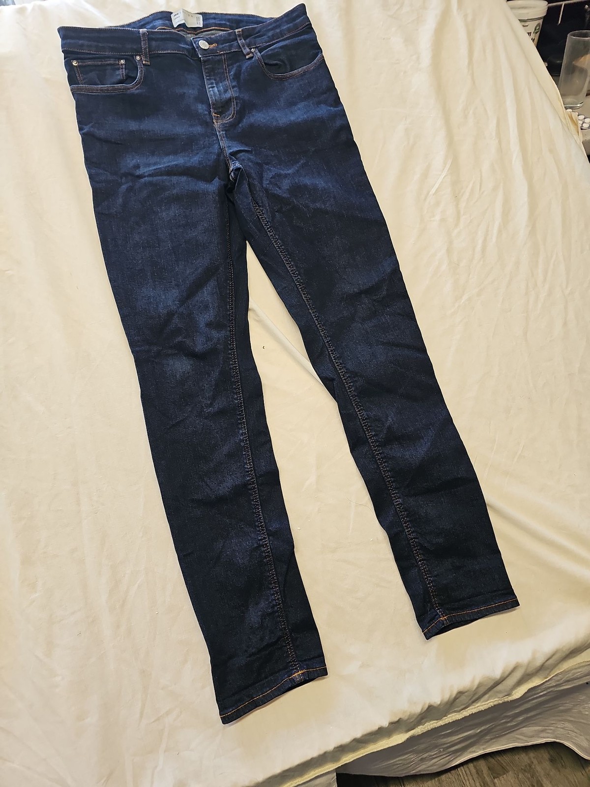 ASOS DESIGN Men's Dark Wash Skinny Jeans W33 L32 6 1270 - Image 4