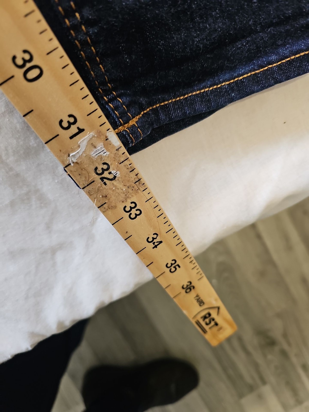 ASOS DESIGN Men's Dark Wash Skinny Jeans W33 L32 6 1270 - Image 6