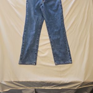 PrettyLittleThing Petite Mid Wash Straight Leg Jeans - UK 2 A6 1262