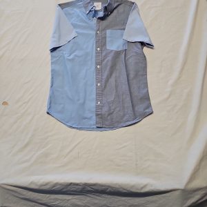 Gap 'The Modern Oxford' Two-Tone Short Sleeve Button-Down Shirt A7 1280