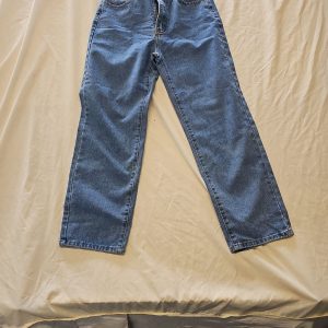 SHEIN Petite Small Straight Leg Blue Jeans