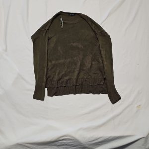 New Look Khaki Green Fine Knit Oversized Jumper A6 1290