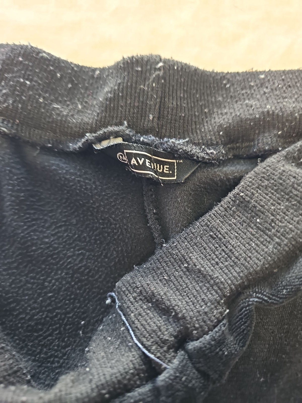 Avenue Black Velvet Jogger Lounge Pants A10 1300