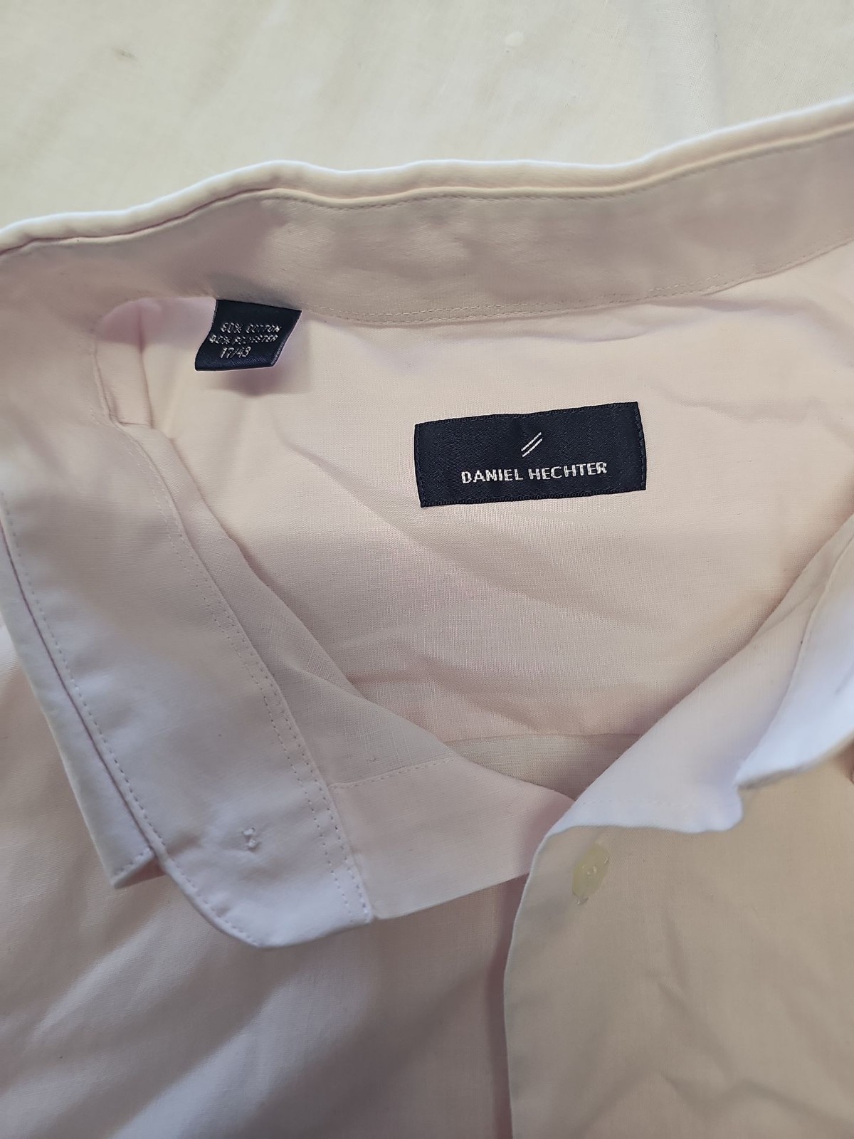 Daniel Hechter Pale Pink Long Sleeve Dress Shirt A3 1229