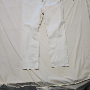 Marks & Spencer Soft White Slim Fit Jeans UK 20 Regular A8 1328