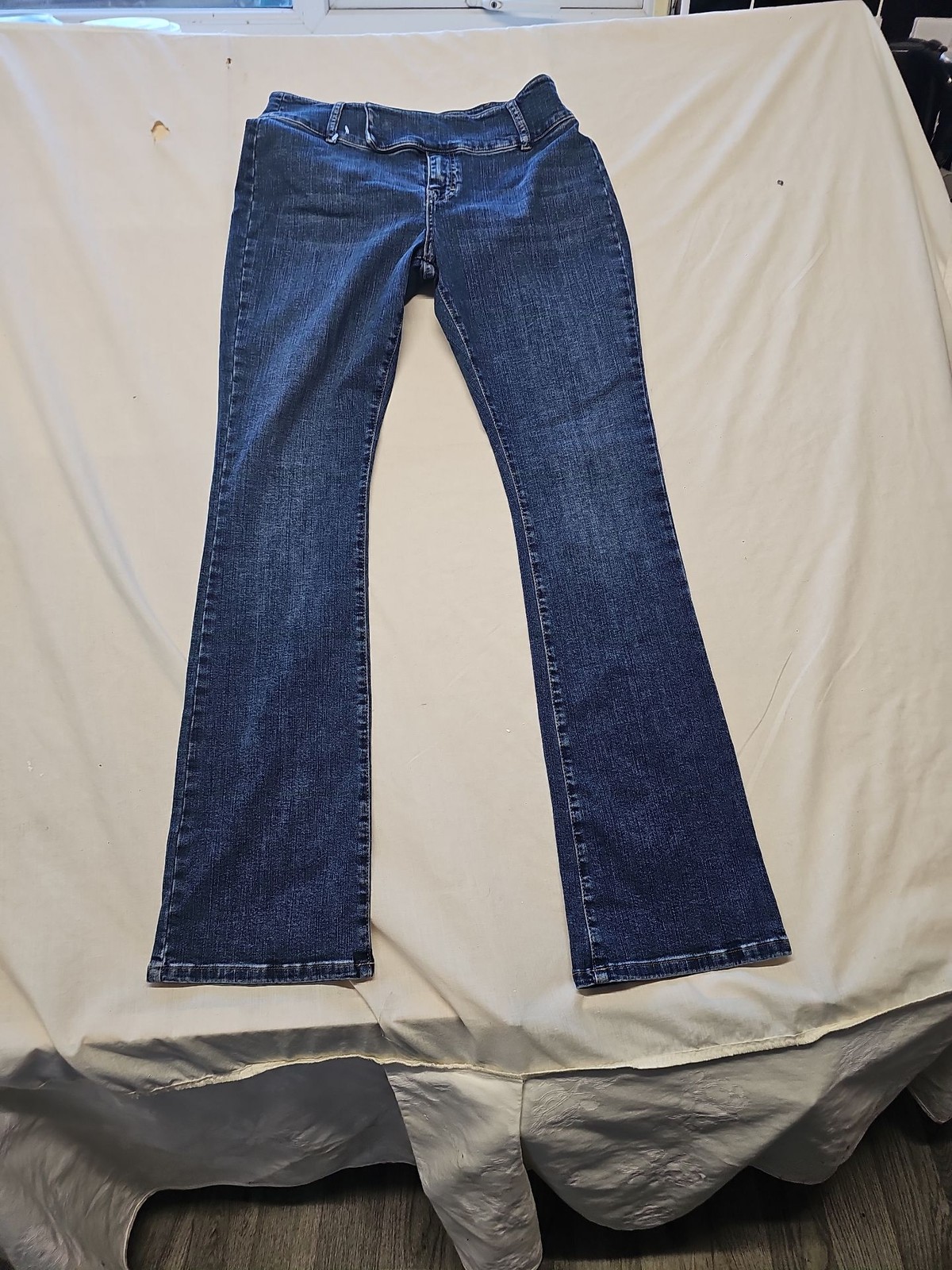 Topshop Flare Leg Blue Jeans W30 L32 A8 1326