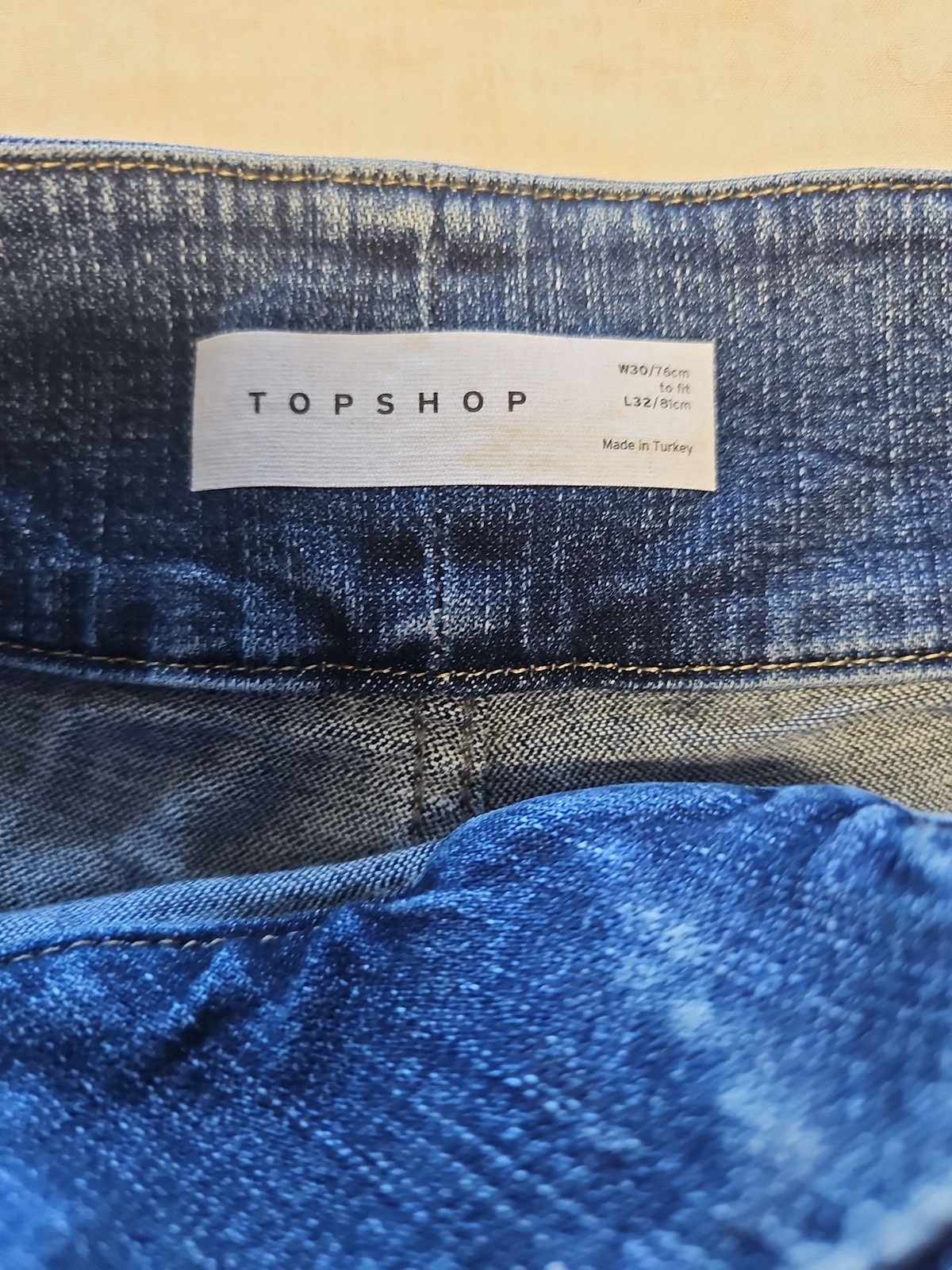 Topshop Flare Leg Blue Jeans W30 L32 A8 1326