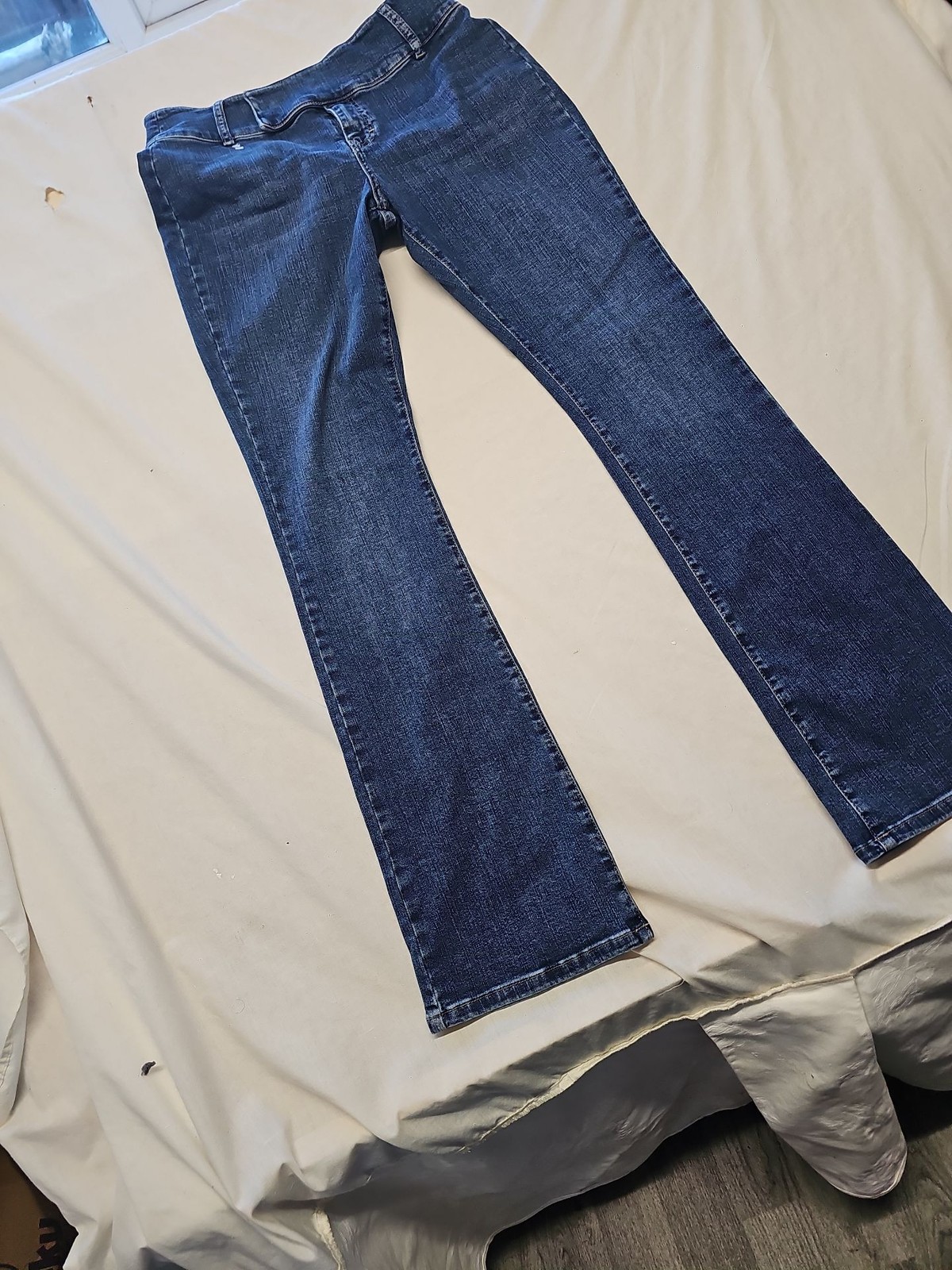Topshop Flare Leg Blue Jeans W30 L32 A8 1326 - Image 3
