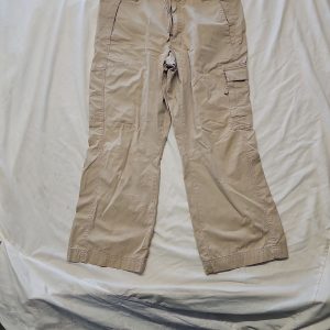 Marks & Spencer Blue Harbour Beige Cargo Trousers 38/29 A3 1230