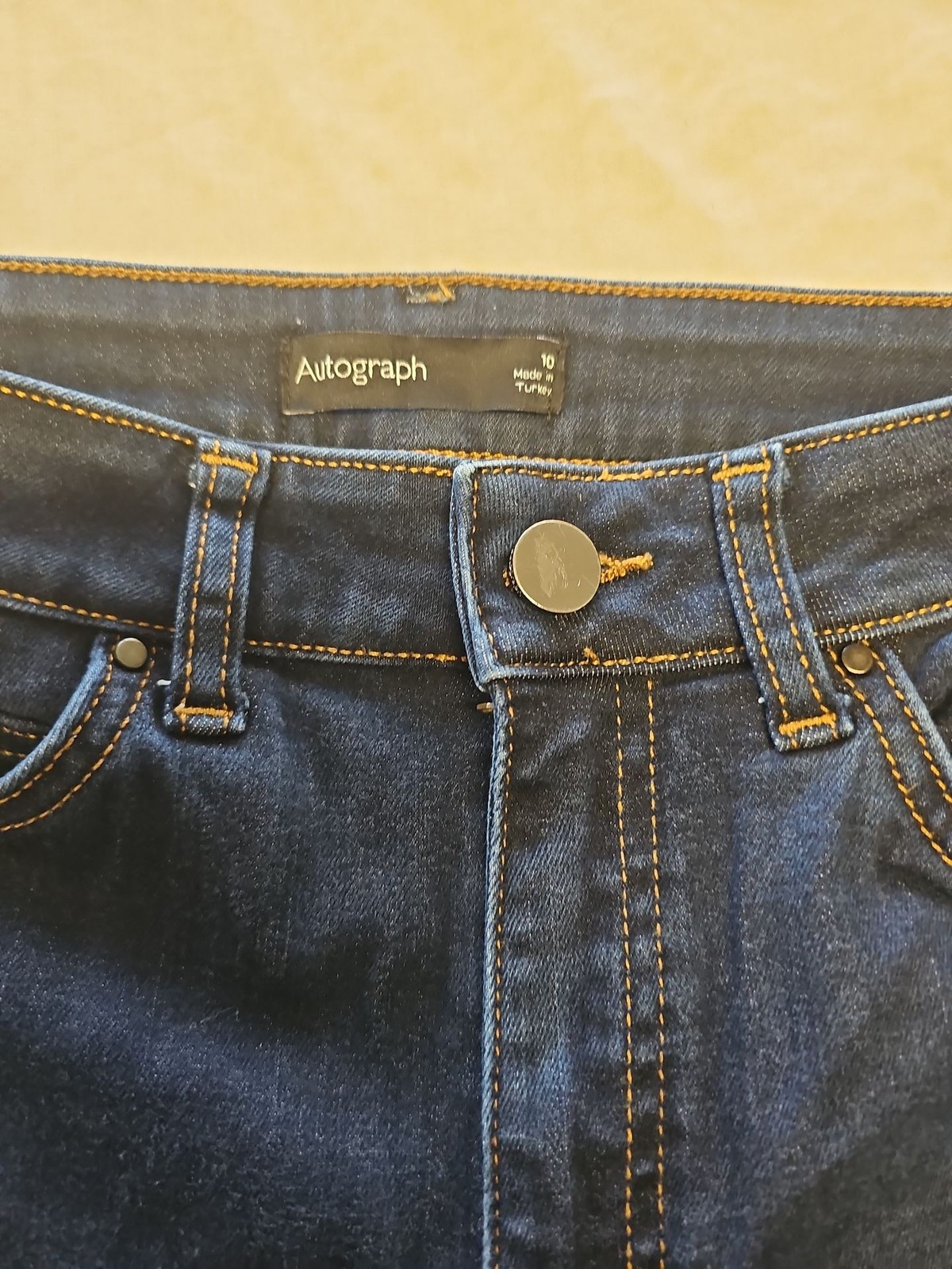 Marks & Spencer Autograph Dark Indigo Skinny Jeans A8 1322